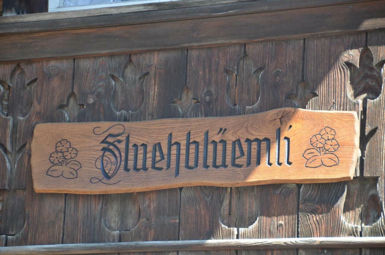 Ferienwohnung Fluehblüemli Grindelwald Exterior foto
